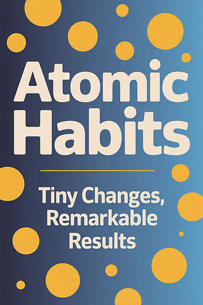 Atomic Habits by James Clear book cover
