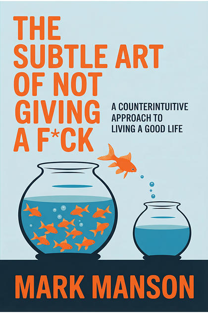 The Subtle Art of Not Giving a F*ck by Mark Manson book cover